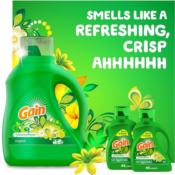 Gain Aroma Boost 2-Pack Liquid Laundry Detergent, Original Fresh as low...