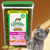 Greenies 1-Pound Smartbites for Kittens Treats, Chicken as low as $7.19...
