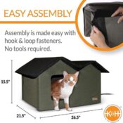 K&H Pet Products Outdoor Heated Extra-Wide Cat House $69.59 After Coupon...