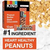 KIND Peanut Butter Dark Chocolate Nut Bars, 12-Count as low as $8.07 After...