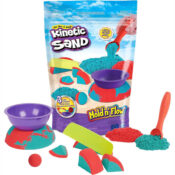 Kinetic Sand Mold n’ Flow, 1.5lbs Red and Teal Play Sand $4.13 EACH when...