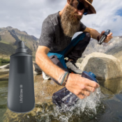 LifeStraw Peak Series Collapsible Squeeze Bottle Water Filter System, 1-Liter...