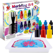 Marbling Art Paint Kit $9.49 After Coupon (Reg. $14.99) - FAB Gift Idea!