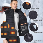 Men's Heated Vest with Battery Pack $55.60 After Coupon + Code (Reg. $139)...