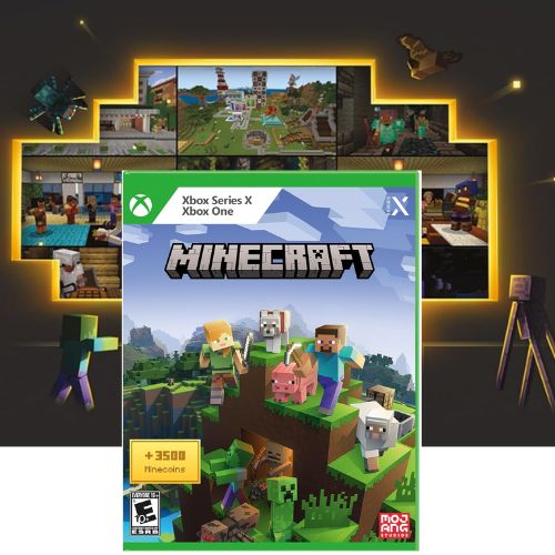 Minecraft Game with 3,500 Minecoins Bundle - Xbox Series XXbox One