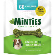 Minties Dental Chews for Dogs, 60-Count as low as $12.71 After Coupon (Reg....