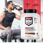 Muscle Milk Pro Series 50g Protein Powder, 5-Pound (Knockout Chocolate)...
