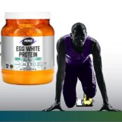 NOW Sports Nutrition Egg White Protein Unflavored Powder $11.07 (Reg. $36)...