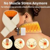 Neck Heating Pad with 5000mAh Power Bank $20 After Code (Reg. $40) + Free...