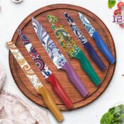 Amazon Black Friday! Paisley Pattern Knife 6-Pieces Set with Cover $19.99...