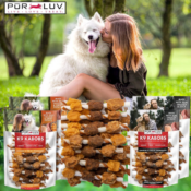 Pur Luv K9 Kabobs 12-Oz Dog Chew Treats 4-Count Variety Pack as low as...