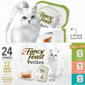 Purina Fancy Feast Gourmet Wet Cat Food Variety Twin Packs 24-Serrvings...