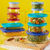 Kohl's Cyber Monday! Pyrex Glass Food Storage 22-Piece Set $16.59 EACH...