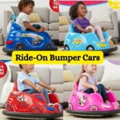 Ride-On Bumper Car $79 Shipped Free (Reg. $130) - 4 Characters