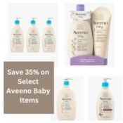 Save 35% on Select Aveeno Baby Items as low as $5.69 After Coupon (Reg....