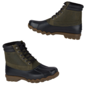 Sperry Men's Top-Sider Brewster Duck Boots (Dark Olive) $29.38 Shipped...