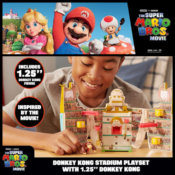 The Super Mario Bros. Movie Donkey Kong Mini Basic Playset $14 (Reg. $20)...