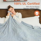 Indulge in warmth and comfort with Throw Heating Blanket for just $25.59...