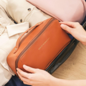 Keep your beauty essentials in one place with this Travel Makeup Bag for...