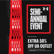 Under Armour: EXTRA 50% Off ALL Outlet w/ code NEWYEAR!