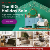 Wayfair: The BIG Holiday Sale – Up to 70% Off!