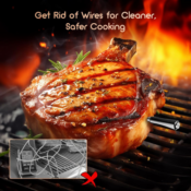 Achieve the perfect cook every time with this Wireless Meat Thermometer...