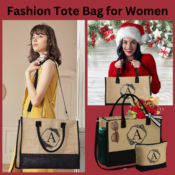 Initial Jute Tote Bag & Makeup Bag $11.70 After Code (Reg. $26) - Personalized...