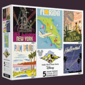 Limited Edition Disney Jigsaw Puzzle 5-in-1 Multipack $7 (Reg. $17) - $1.40/Puzzle