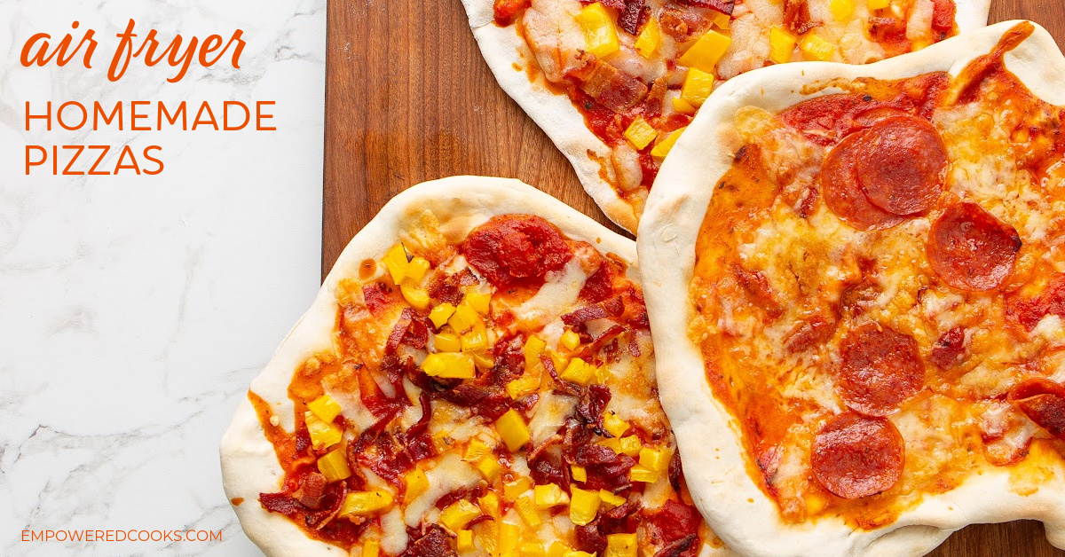 Air Fryer Party Pizza - Gourmet For One