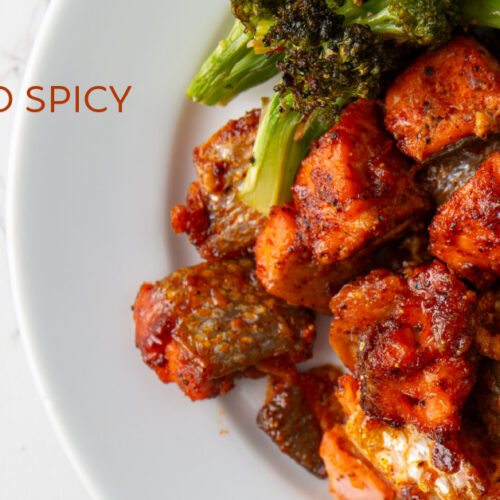 Air fryer sweet and spicy salmon
