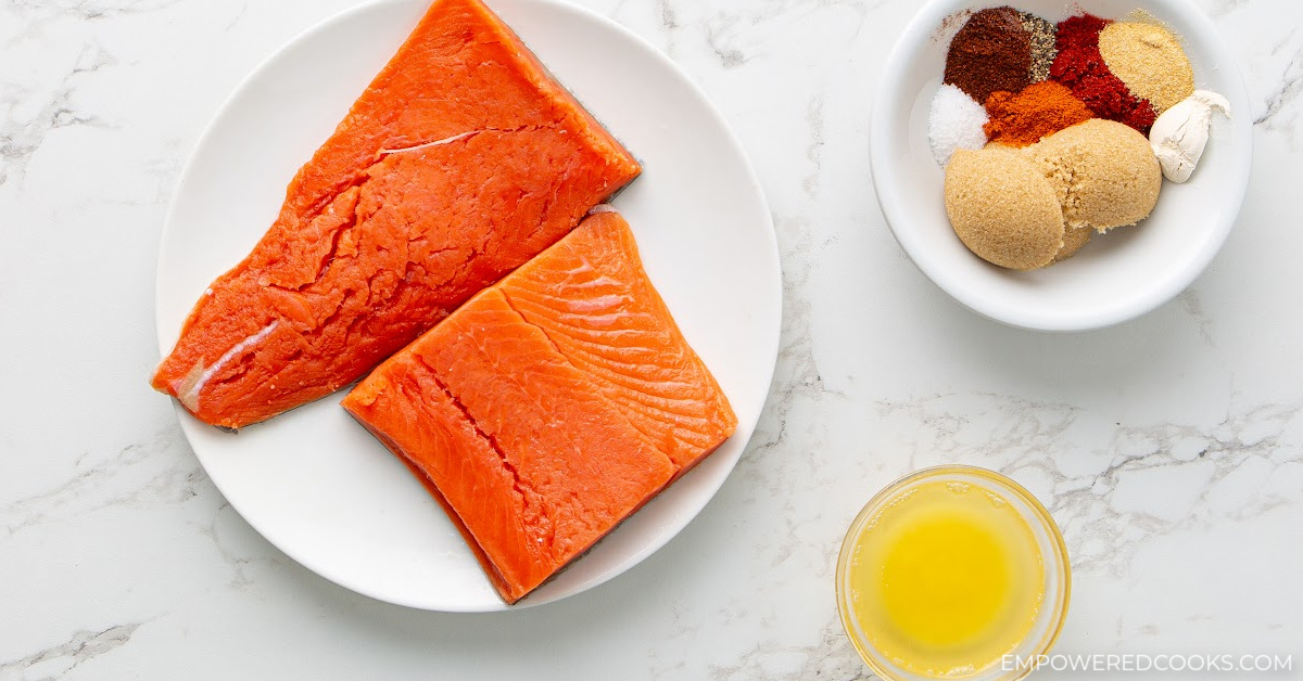 Air fryer sweet and spicy salmon ingredients