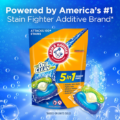 Arm & Hammer Plus OxiClean 42-Count 5-in-1 Detergent Power Paks as...