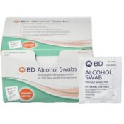 BD Alcohol Swabs, 100-Count as low as $1.59 After Coupon (Reg. $5) + Free...