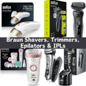Braun Shavers, Trimmers, Epilators & IPLs from $79.94 Shipped Free...