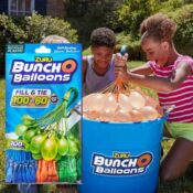 Bunch O Balloons Rapid-Filling Water Balloons, 300-Count $2.50 or 1¢/Balloon
