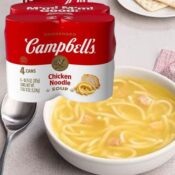 Campbell's Condensed Chicken Noodle Soup, 4-Pack as low as $2.35 when you...