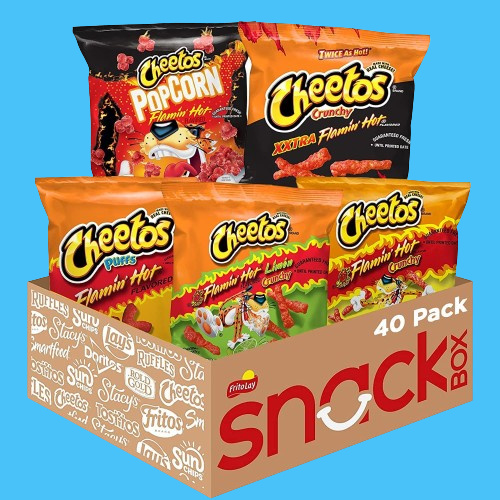 40-ct 1-oz Cheetos Flamin' Hot Variety Pack