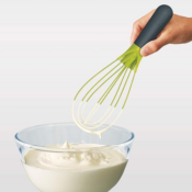 Collapsible 2-In-1 Balloon & Flat Silicone Coated Twist Whisk $7.19...