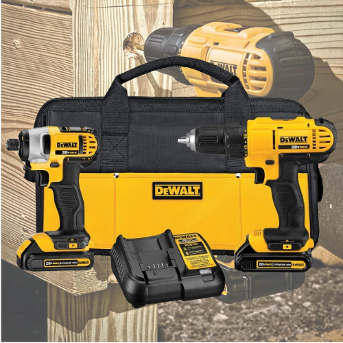 Dewalt 20v max outlet cordless drill combo kit