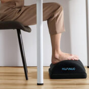 Prime Members: Double Layer Adjustable Foot Rest with 2 Covers $12.83 After...