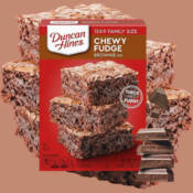 Duncan Hines Chewy Fudge Brownie Mix, 18.3 oz as low as $1.17 Shipped Free...