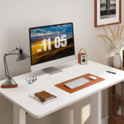 FLEXISPOT Electric Stand Up Desk Workstation $99.99 After Code + Coupon...