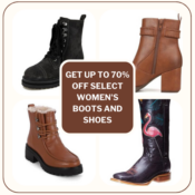 Get Up to 70% off Select Women's Boots and Shoes from $39.80 Shipped Free...