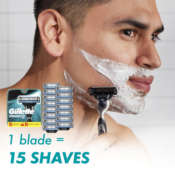 Gillette Mach3 15-Count Razor Blade Refills as low as $19.36 Shipped Free...