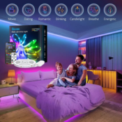 Update Your Space with Diverse Color with Govee 16.4ft Color Changing LED...