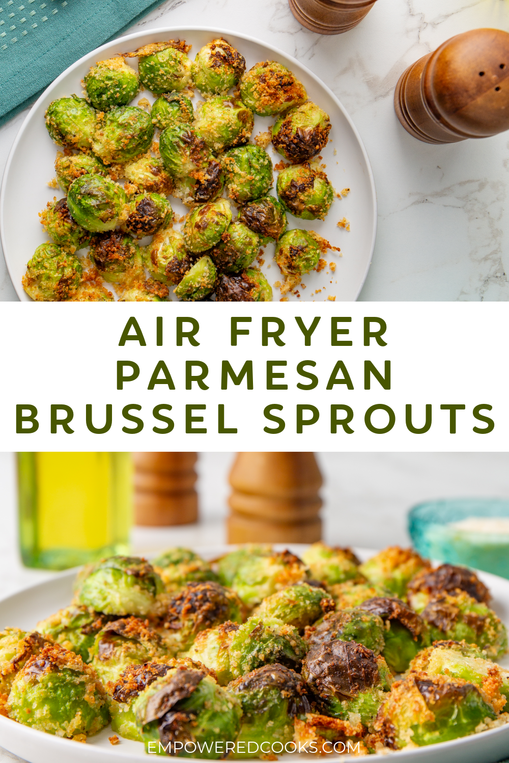 Air Fryer Parmesan Crusted Brussel Sprouts Recipe Fabulessly Frugal