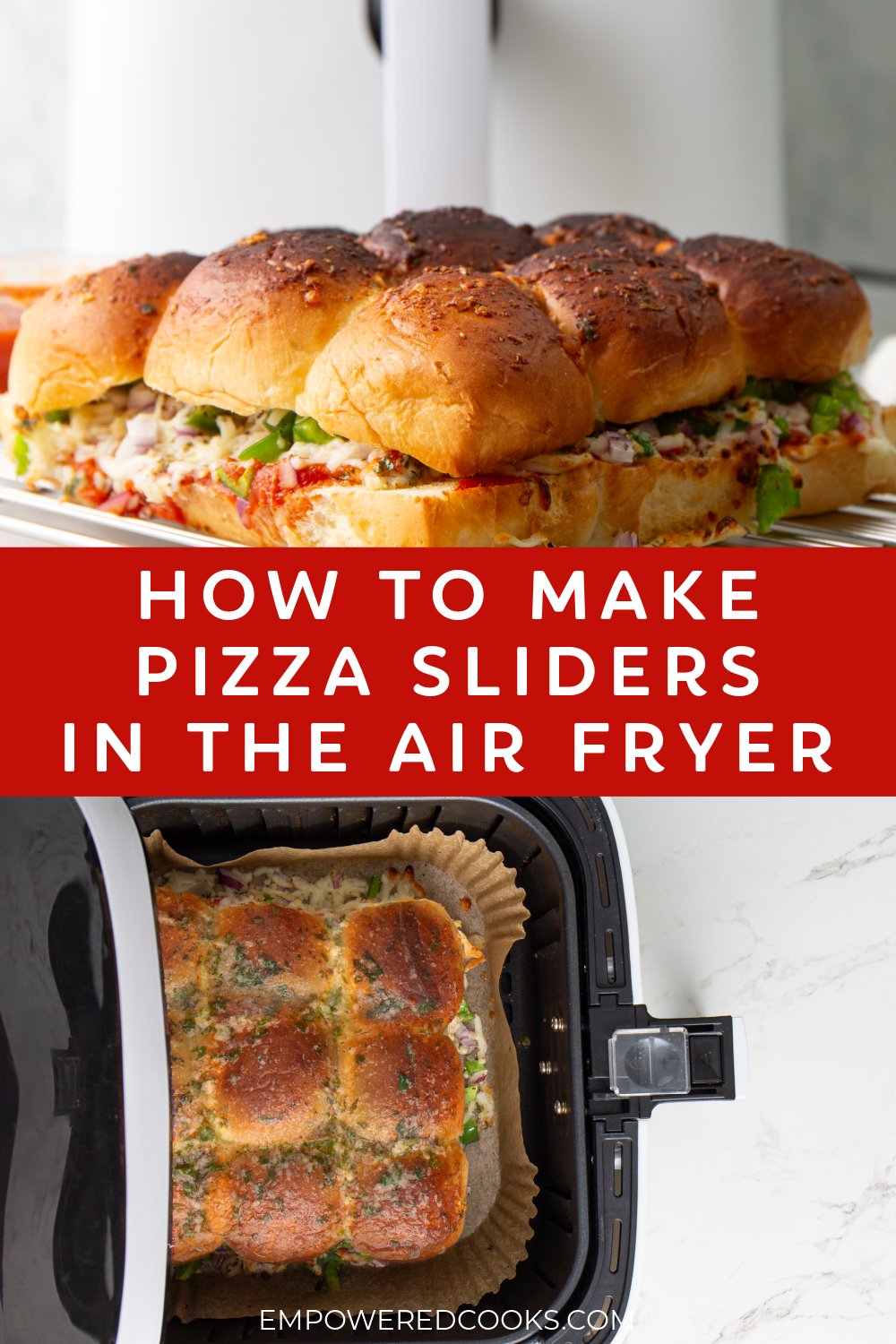 how to make pizza sliders in the air fryer