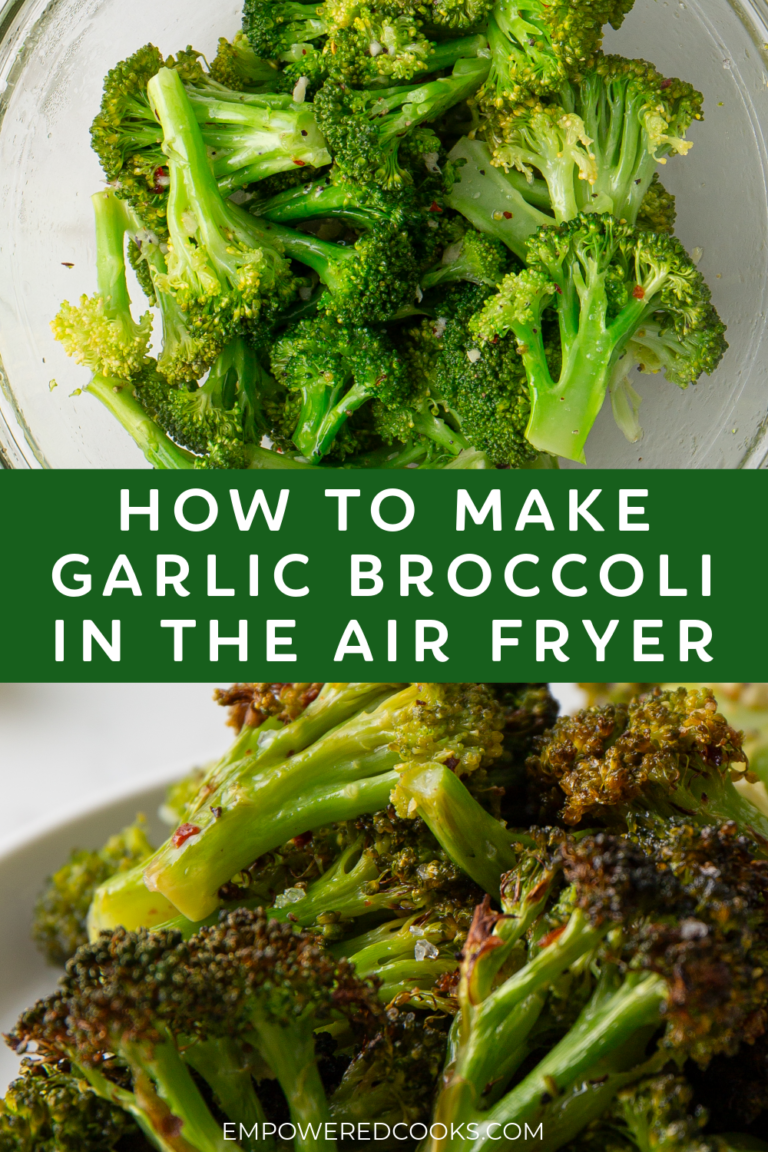 Air Fryer Roasted Garlic Broccoli Recipe Fabulessly Frugal