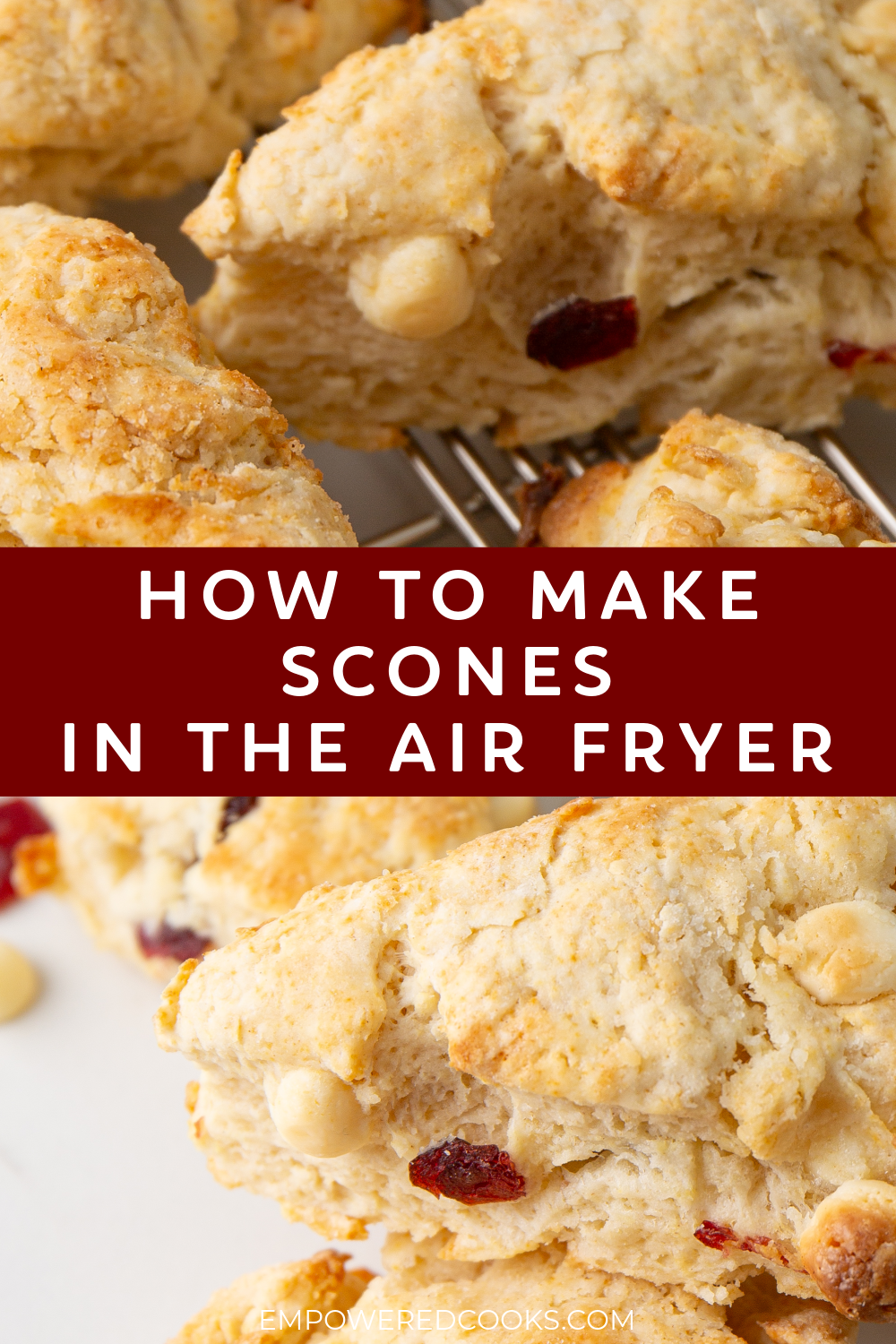 How to make scones in the air fryer