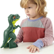 Imaginext Jurassic World T. Rex XL Poseable Dinosaur Toy, 9.5-Inch  $5...